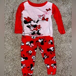 2-Piece Minnie Mouse Pajama Set - Size 2T